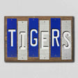 Tigers TN Team Colors College Fun Strips Novelty Wood Sign WS-868