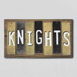 Knights Team Colors College Fun Strips Novelty Wood Sign WS-874