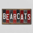 Bearcats Team Colors College Fun Strips Novelty Wood Sign WS-884