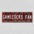 Gamecocks Fan Team Colors College Fun Strips Novelty Wood Sign WS-887