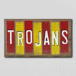 Trojans Team Colors College Fun Strips Novelty Wood Sign WS-910