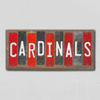 Cardinals KY Team Colors College Fun Strips Novelty Wood Sign WS-912