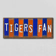 Tigers Fan AL Team Colors College Fun Strips Novelty Wood Sign WS-947