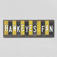 Hawkeyes Fan Team Colors College Fun Strips Novelty Wood Sign WS-967