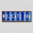 Wildcats Fan PA Team Colors College Fun Strips Novelty Wood Sign WS-973