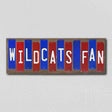 Wildcats Fan AZ Team Colors College Fun Strips Novelty Wood Sign WS-975