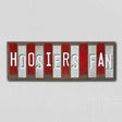 Hoosiers Fan Team Colors College Fun Strips Novelty Wood Sign WS-979