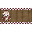 Santa With Rag Doll Metal Novelty License Plate 12" x 6" (LP)