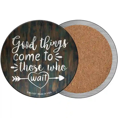 Good Things to Come Novelty Circle Coaster Set of 4