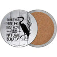 Destroys Natural Beauty Novelty Circle Coaster Set of 4