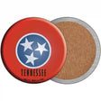 Tennessee State Flag Novelty Circle Coaster Set of 4