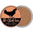 The Chick Inn Novelty Circle Coaster Set of 4