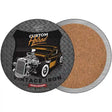 Custom Retro Hotrod Novelty Circle Coaster Set of 4