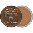 Its Just A Room Novelty Circle Coaster Set of 4