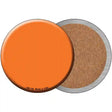 Orange Novelty Circle Coaster Set of 4