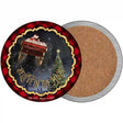 Believe in Magic Santa Novelty Circle Coaster Set of 4