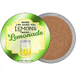 Make Lemonade Green Novelty Circle Coaster Set of 4