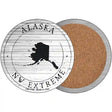 Alaska NW Extreme Novelty Circle Coaster Set of 4 CC-1792