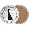 Delaware Liberty and Independence Novelty Circle Coaster Set of 4 CC-1798