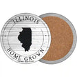 Illinois Home Grown Novelty Circle Coaster Set of 4 CC-1803