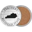 Kentucky Bluegrass State Novelty Circle Coaster Set of 4 CC-1807