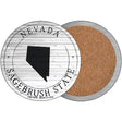 Nevada Sagebrush State Novelty Circle Coaster Set of 4 CC-1818