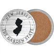 New Jersey Garden State Novelty Circle Coaster Set of 4 CC-1820