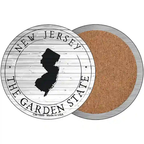 New Jersey Garden State Novelty Circle Coaster Set of 4 CC-1820