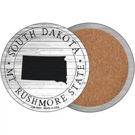 South Dakota Mt Rushmore State Novelty Circle Coaster Set of 4 CC-1831