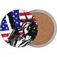 Lady Liberty Novelty Circle Coaster Set of 4 CC-1852