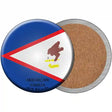 American Samoa Country Novelty Circle Coaster Set of 4