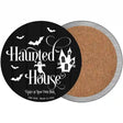 Haunted House Novelty Circle Coaster Set of 4