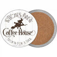 Witches Brew Coffee House Novelty Circle Coaster Set of 4