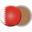 Bahrain Country Novelty Circle Coaster Set of 4