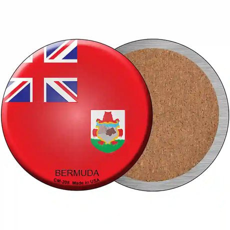 Bermuda Country Novelty Circle Coaster Set of 4