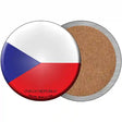 Chech Republic Country Novelty Circle Coaster Set of 4