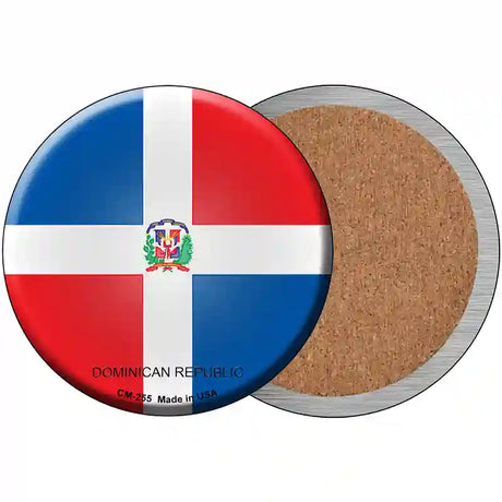 Dominican Republic Country Novelty Circle Coaster Set of 4