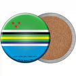 East African Community Country Novelty Circle Coaster Set of 4