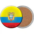 Ecuador Country Novelty Circle Coaster Set of 4