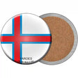 Faroes Country Novelty Circle Coaster Set of 4