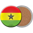 Ghana Country Novelty Circle Coaster Set of 4