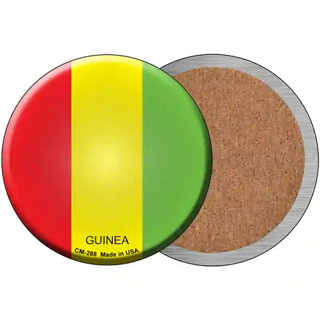 Guinea Country Novelty Circle Coaster Set of 4