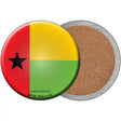 Guinea Bissau Country Novelty Circle Coaster Set of 4