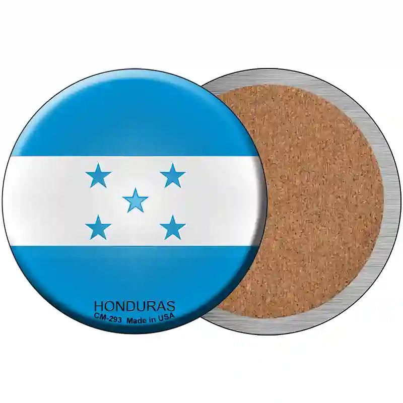 Honduras Country Novelty Circle Coaster Set of 4