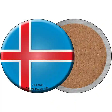 Iceland Country Novelty Circle Coaster Set of 4