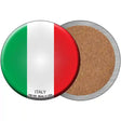 Italy Country Novelty Circle Coaster Set of 4