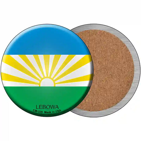 Lebowa Country Novelty Circle Coaster Set of 4