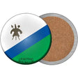 Lesotho Country Novelty Circle Coaster Set of 4