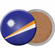 Marshall Islands Country Novelty Circle Coaster Set of 4