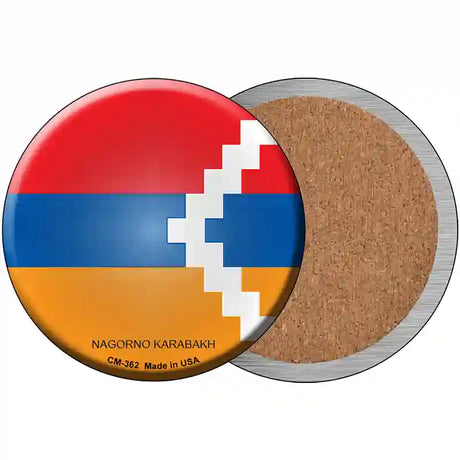 Nagorno Karabakh Country Novelty Circle Coaster Set of 4